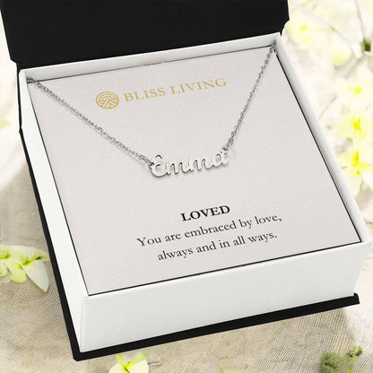 Loved - Personalized Name Necklace