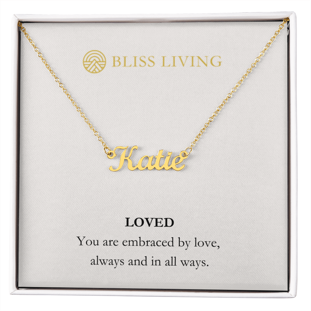 Loved - Personalized Name Necklace