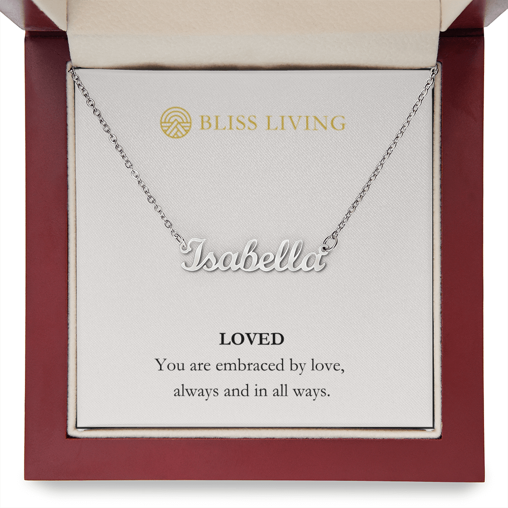 Loved - Personalized Name Necklace